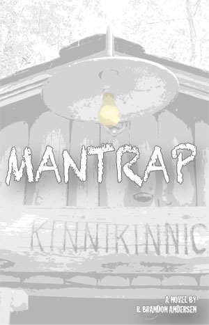 The original cover of the first edition of my book, "Mantrap".