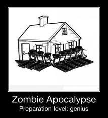 zombie preparation house treadmill